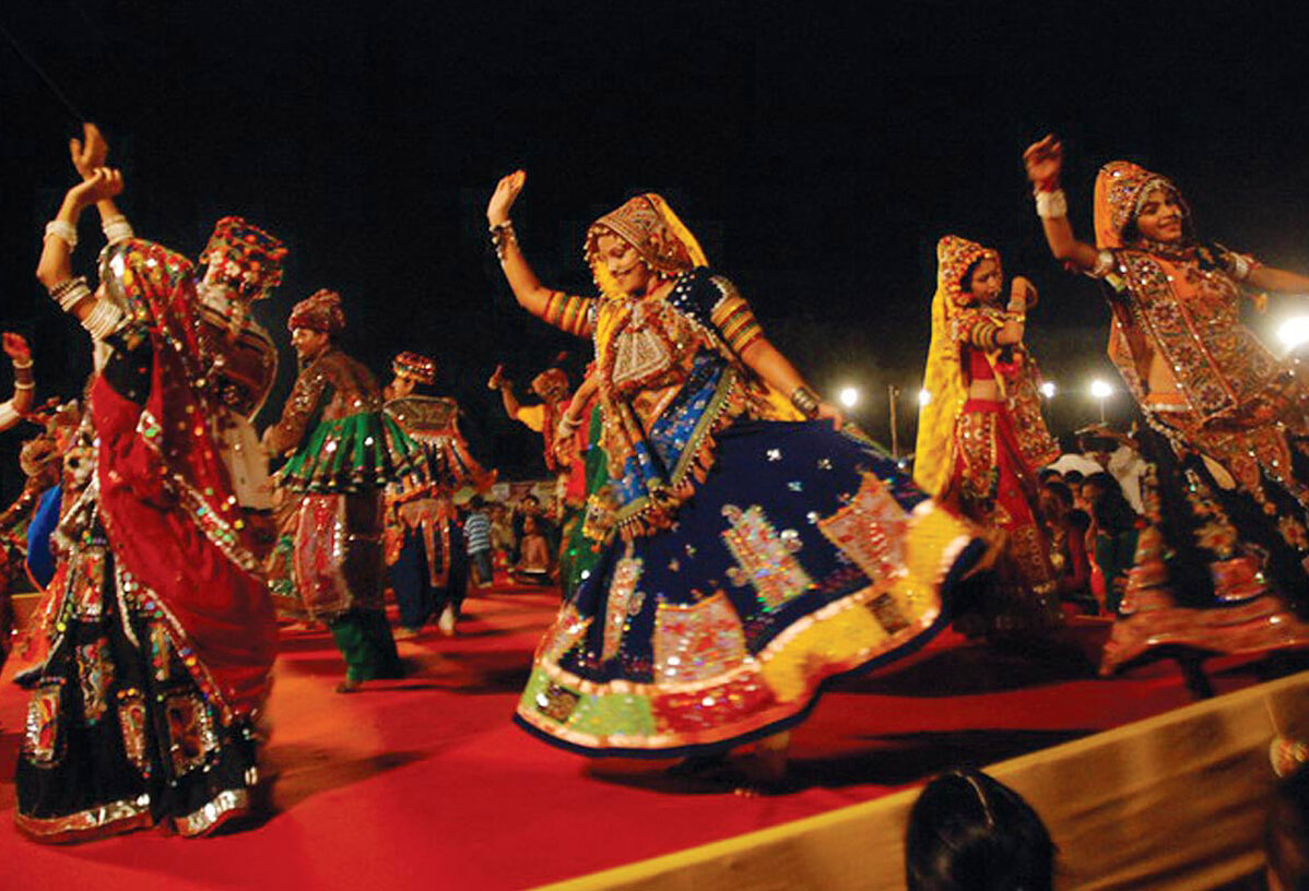 Traditional Maithili folk dance artists